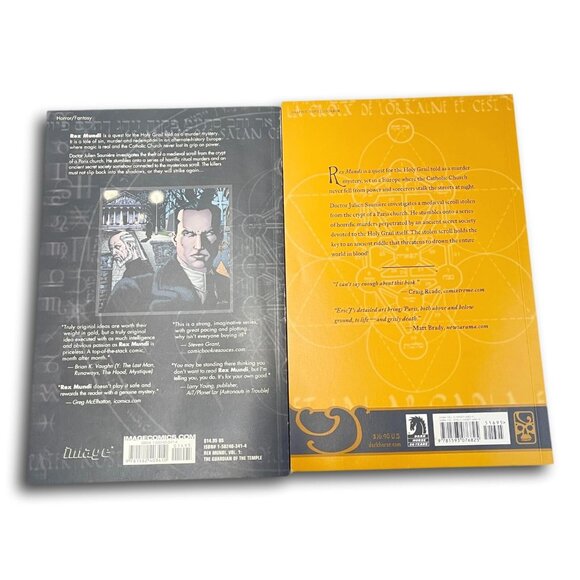 Dark Horse Rex Mundi Graphic Comic Book Lot 2 Guardian Temple River Under Ground - Picture 2 of 6